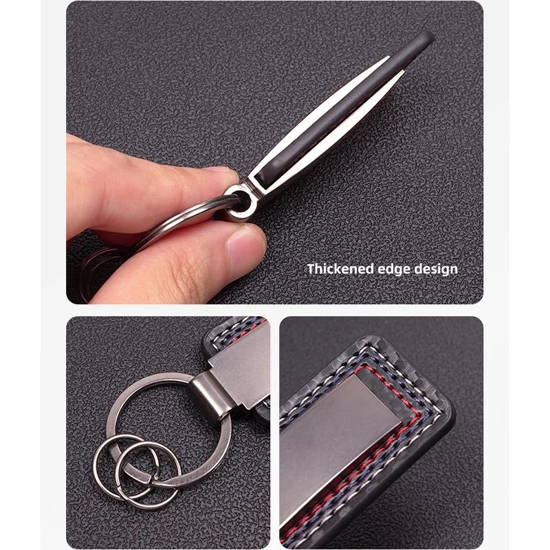ydzh7 3D Metal Car Logo Keychain Business Key Ring Car Interior Accessories for Mitsubishi Outlander Lancer ASX Pajero L200 Triton