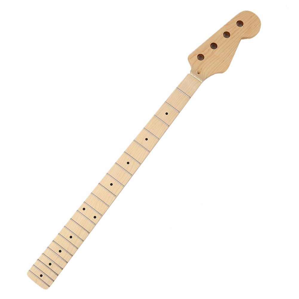 Bass Guitar Neck Canadian Maple 4 String 21 Fret Musical Instrument Replacement AccessoriesWood