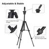 Mini Tripod Stand Metal Adjustable Cosmetology Hairdressing Training Mannequin Head Wig Stand for Doll Head Block Wig