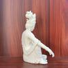 Sitting Meditation Guan Yin Buddha  Decorative Statue Buddhist Figures Home Living Room Office Wealth Luck Feng Shui Decor