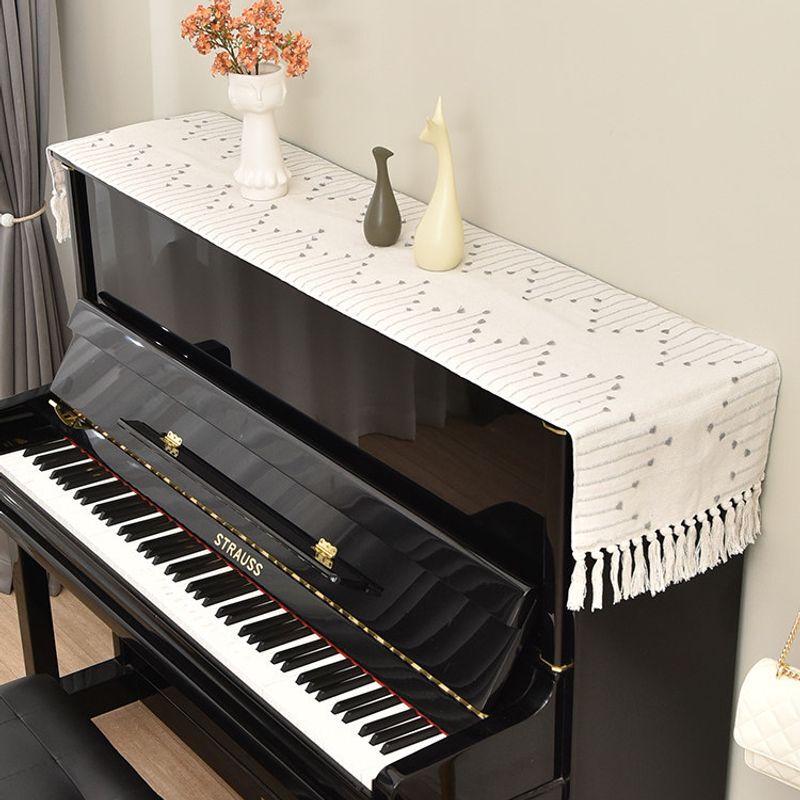 

Handmade Woven Tassel Piano Dust Cover Half Cover