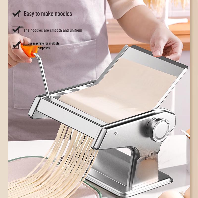 Stainless Steel Hand Crank Pasta and Noodle Maker