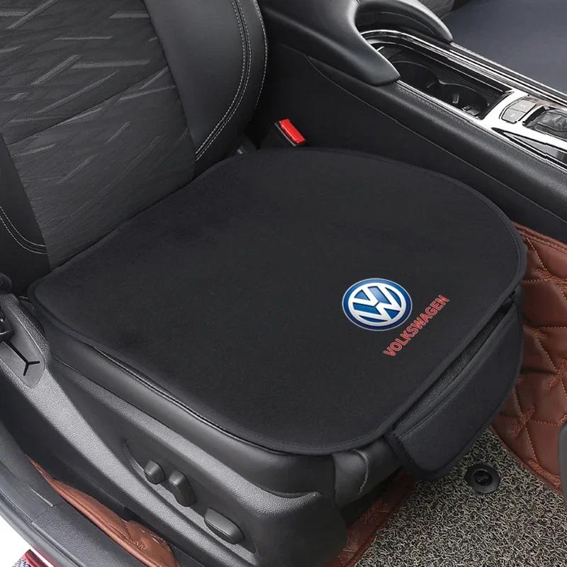 

VW GTI GOLF 2026 Hot For VW VOLKSWAGEN Car Seat Cushion Non-Slip Cover Ice silk Velvet Plush For VW Volkswagen Golf Polo Passat
