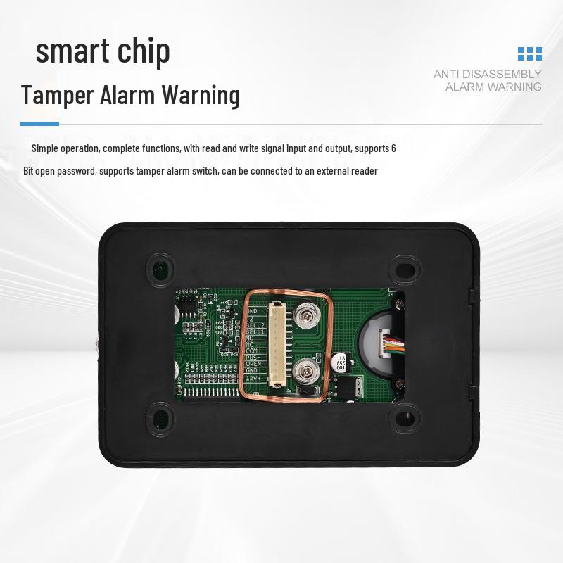 Outdoor Waterproof Fingerprint Access Control System for Glass and Iron Doors