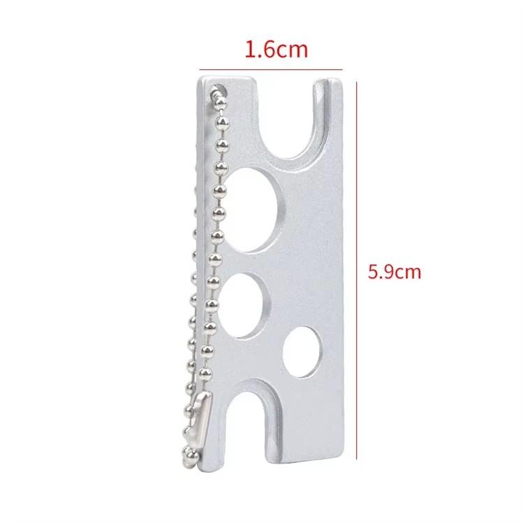New Product Ideas Stainless Steel Colorful Rectangle Solid Glue Shaker Lash Glue Nozzle Opener Eyelash glue opener