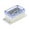 Junction Box Dustproof Waterproof IP66 Electrical Boxes Hinged Shell Outdoor Project Enclosure with 2 Cable Glands