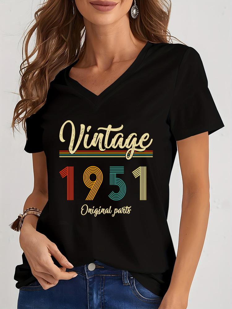 Unisexs Retro Shirts Graphic 1950 To 1959 Original Parts 1955 Design Fashion Trend Tee Vneck Y2k Shirts Aesthetics T Female