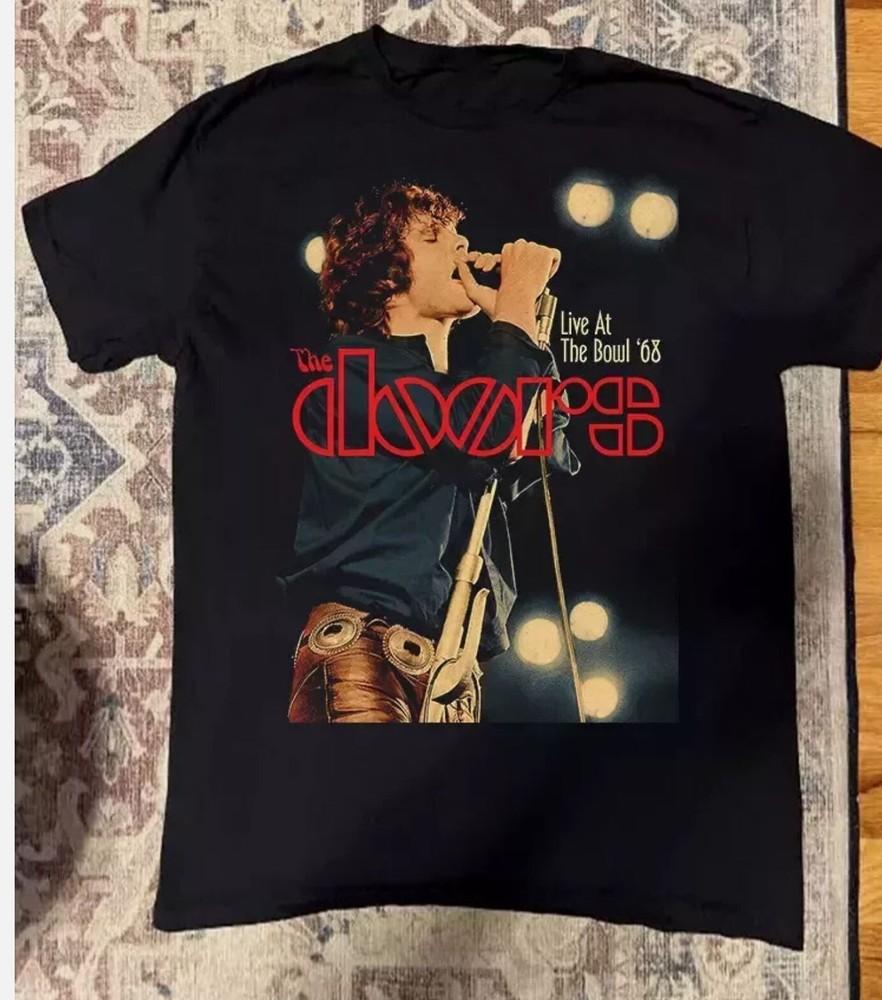 Jim Morrison - The Doors Rock Band Music Guitar Unisex T-Shirt All Size S To 5XL Unisex T-Shirt XXXXL