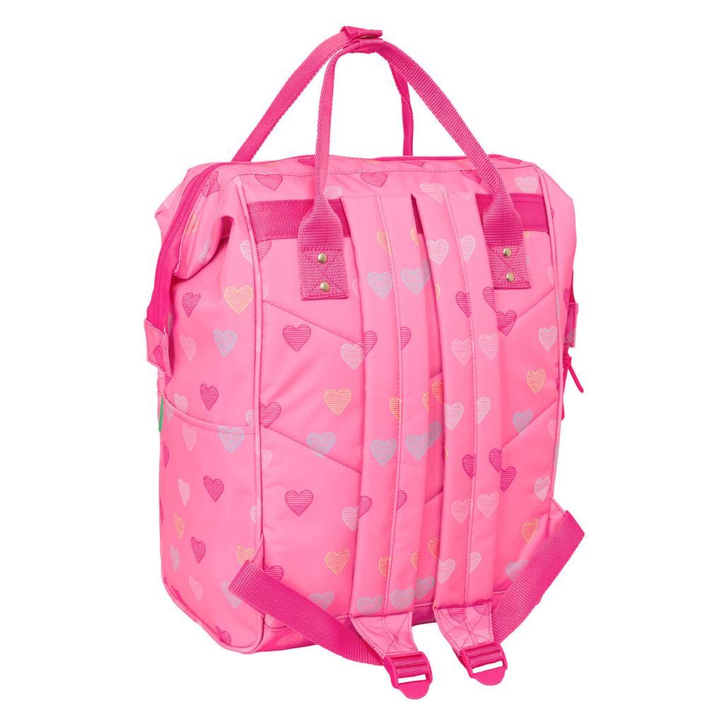 Schulrucksack Benetton benetton Rosa 27 x 40 x 19 cm