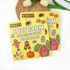 40-Page Fruit & Food Cartoon Doodle Coloring Book for Kids Aged 4+