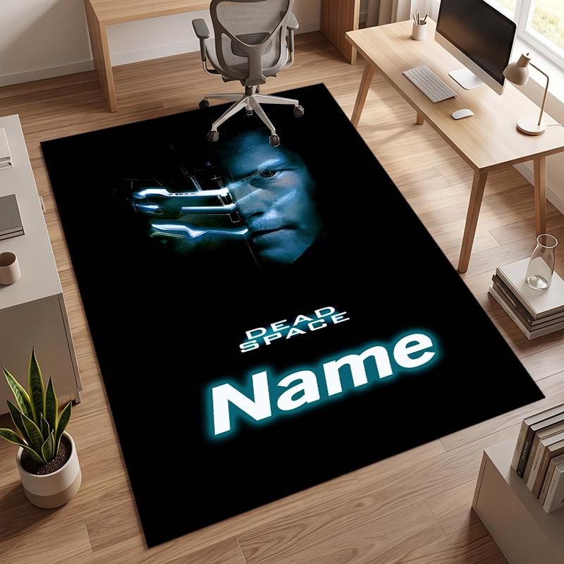 Dead Space (1) Personalized Name Office Carpet Stylish Decor for Living Room Bedroom Kitchen