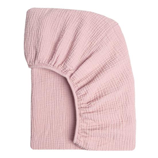 Baby Cradle Sheet Solid Color Elastic Edge Easy Installation Fits Oval Round Rectangular Hourglass Mattresses