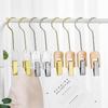 Clear Multifunctional Clothes Hanger Clip Durable Acrylic Materials Damage Release Design For Scarves Hats Socks Home Storage Solution