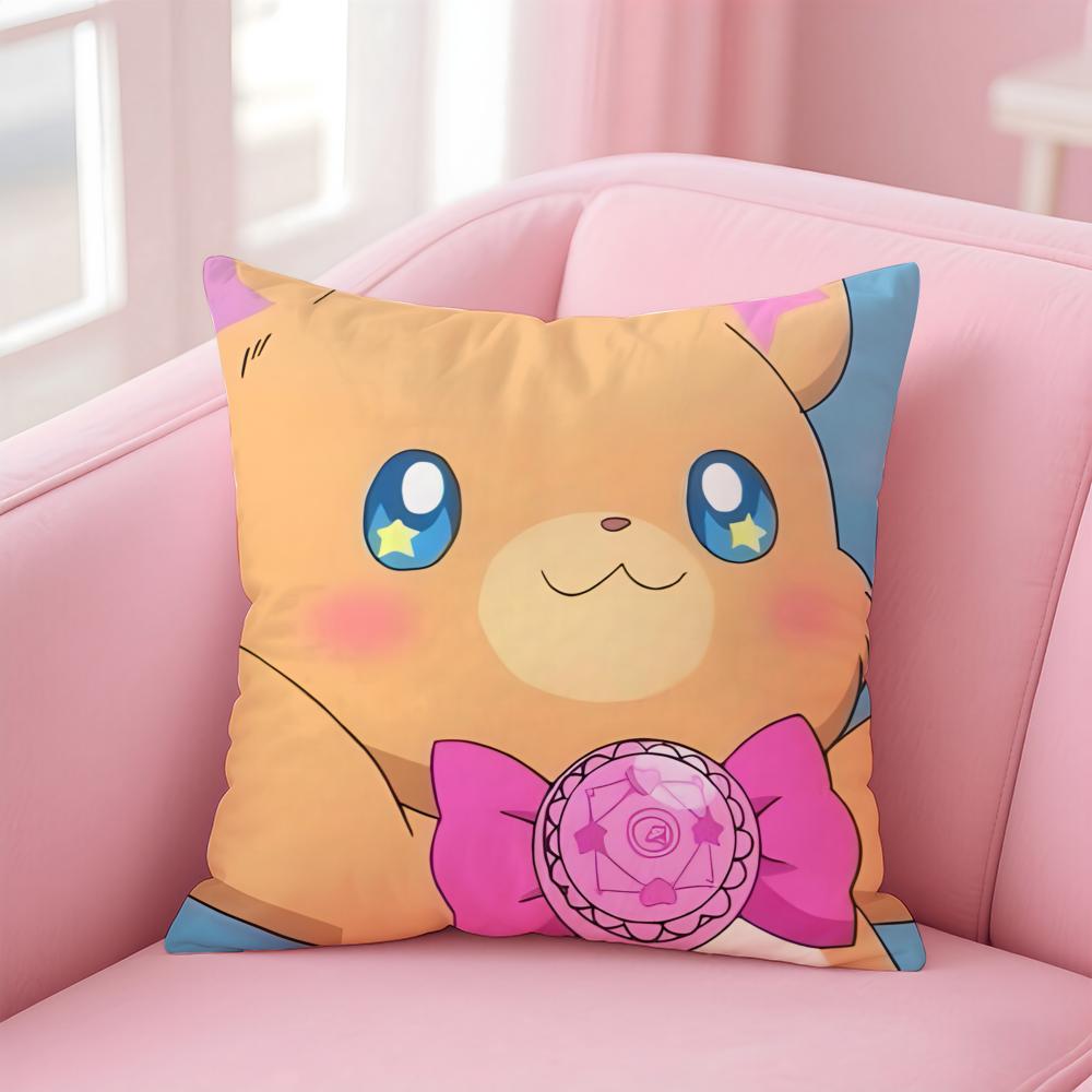 Аниме мультфильм M-Mofurun Наволочка Удобная Двусторонняя Наволочка Идеально для Автомобиля Дивана Спальни и Многого Другого 12x12Inch