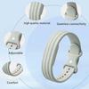 2 Stück Silikon+Nylon Armband für Google Fitbit Air Strap Verstellbares Ersatz-Armband für Fitbit Air Fitness-Tracker Armband
