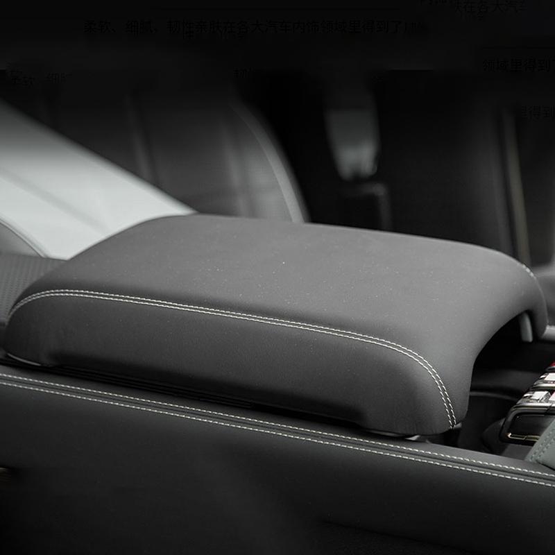 Leather Armrest Box Protective Cover For BYD Leopard 5 2025+ Denza B5 Armrest Box Heightening Pad Cushion Interior Accessories