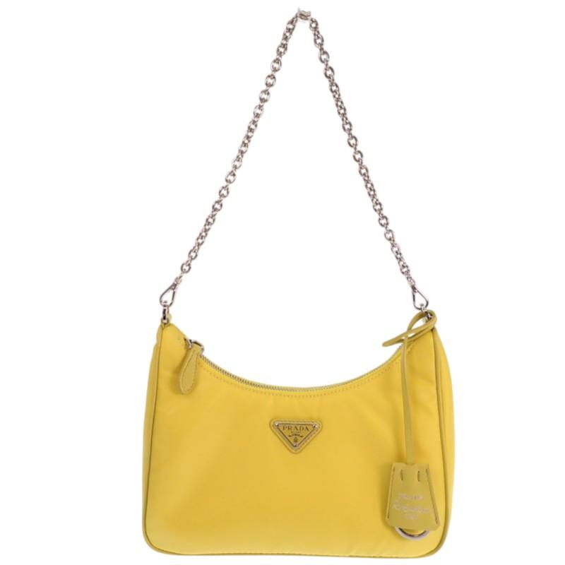 PRADA  1BH204 2WAY bag yellow/yellow Nylon Women