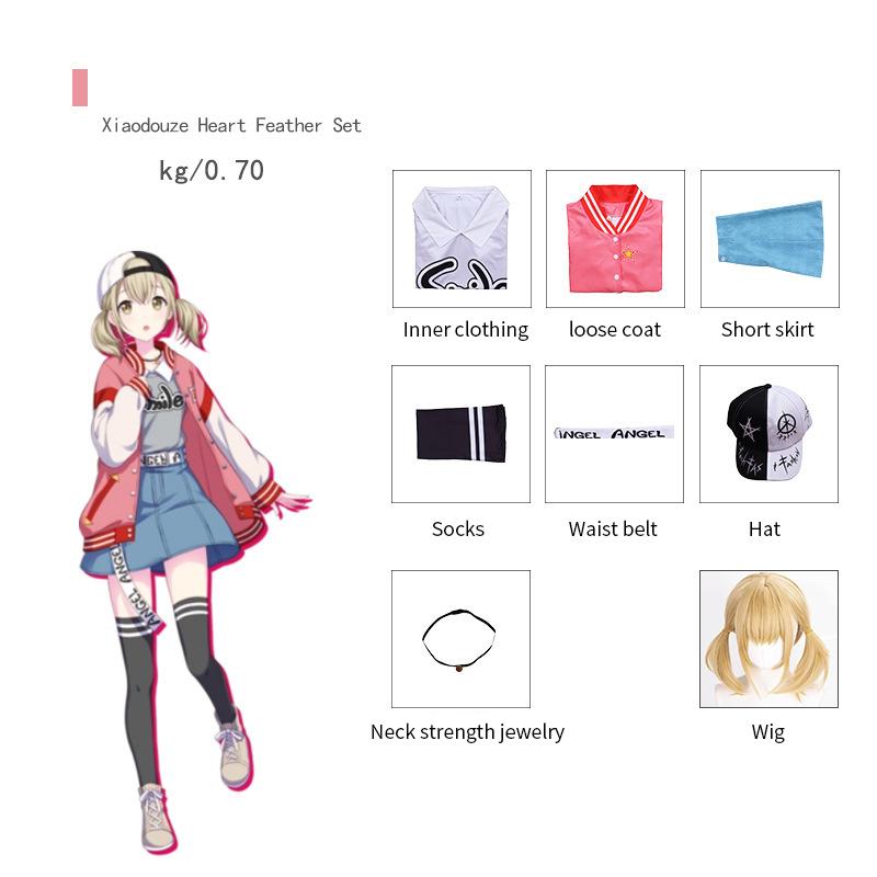 Anime Miuk Project Sekai Colorful Stage Azusawa Kohane Cosplay Kostuum Carnaval Halloween Feest Kostuums voor Vrouwen Mannen Meisjes S&Other