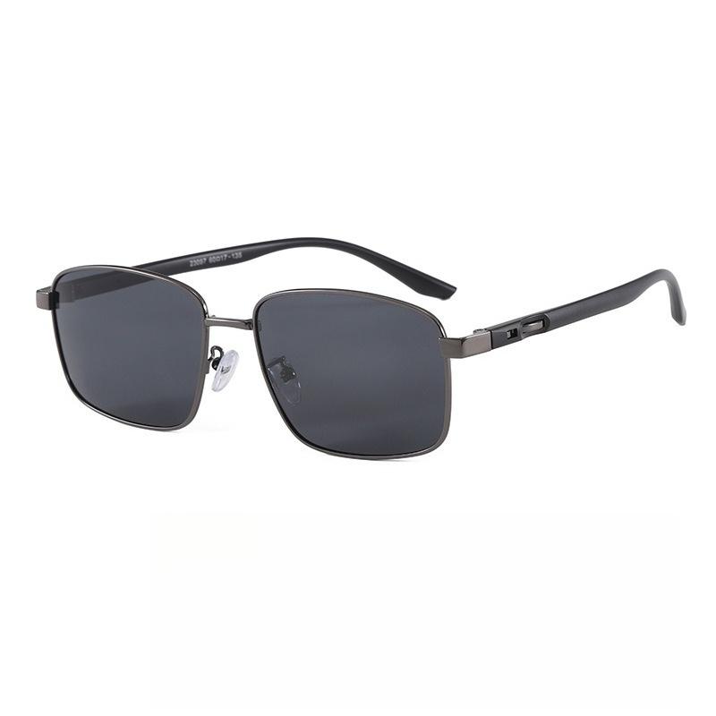 Herren Quadratischer Rahmen Polarisierte Sonnenbrille, UV400 Anti-UV Minimalistisch Mode Brillen Klassische Fahr-Polarisierte Brillen