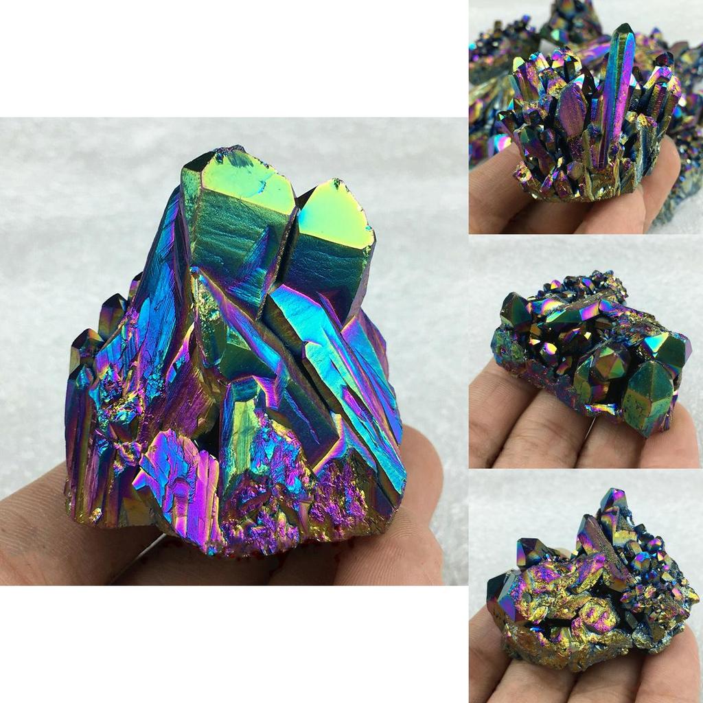 Exquisite Rainbow Titanium Crystal Mineral Specimen For Unique Gift Collections