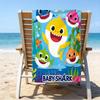 Ultra-Soft Beach Towel with Shark Theme,Ideal for Pool - Camping, Diving - Perfect Travel Essential, Vibrant Beach Towel.