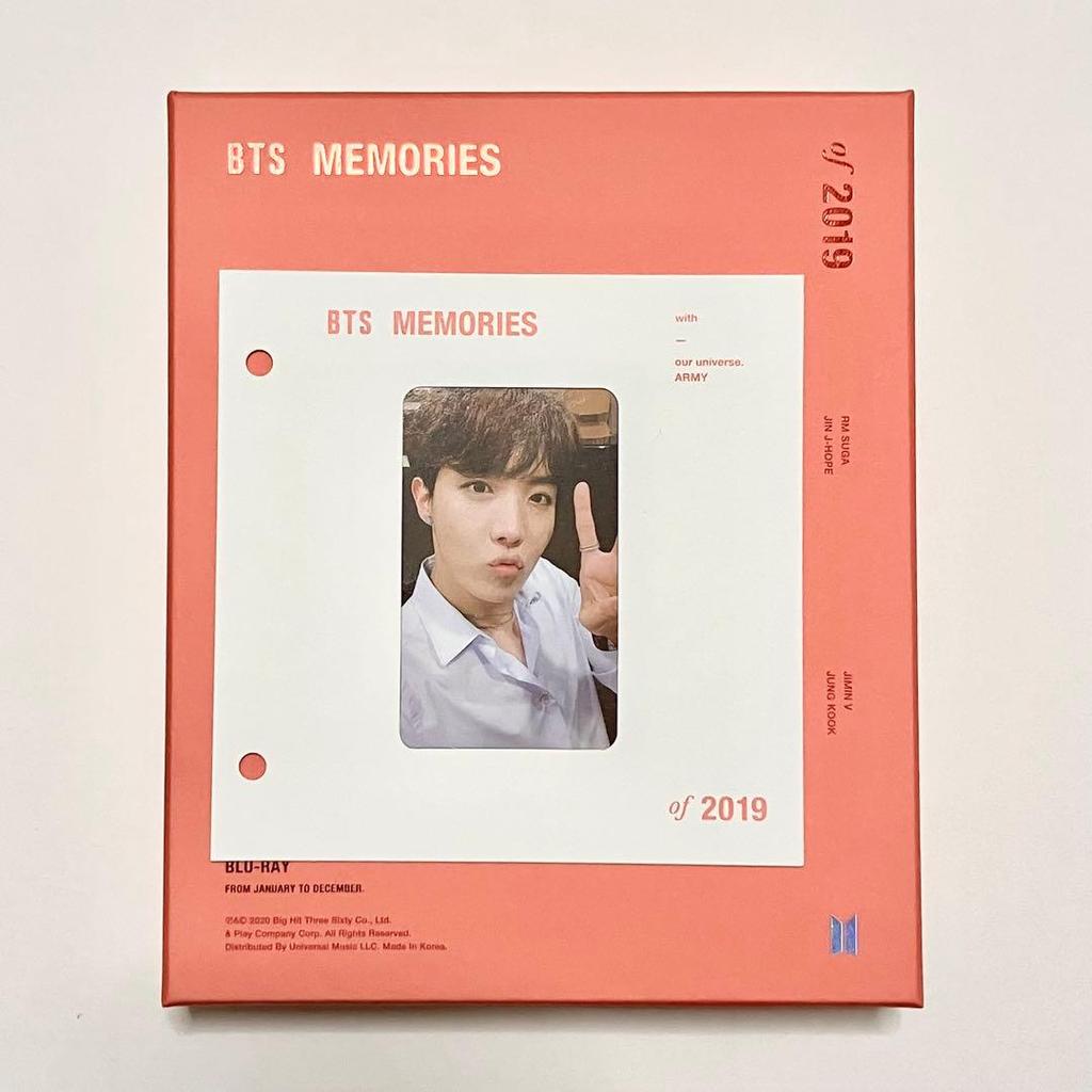 [USED] BTS MEMORIES OF 2019 Blu-ray Hoseok with Japanese subtitles