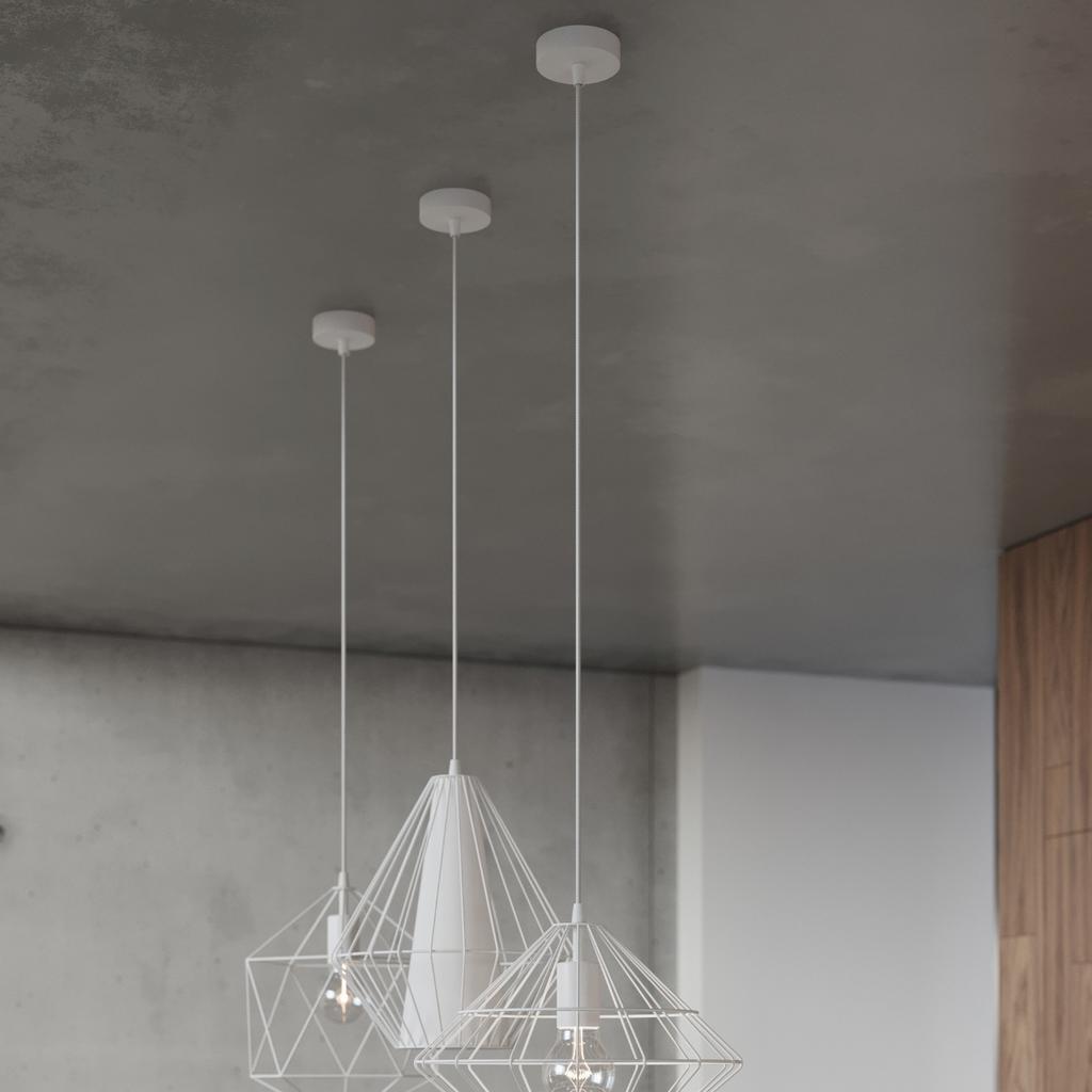Lampa Wisząca Marcho 1 E27 Biały Lumilo 02.219.93