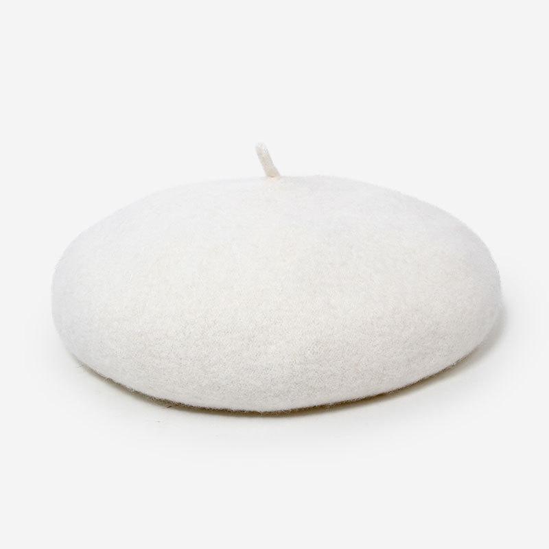 Wool Caps Felt Beret Women British Style Girls Beret Hat Lady Solid Color Winter Hats