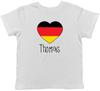 Personalised Football Germany Flag Childrens Kids T-Shirt Boys Girls