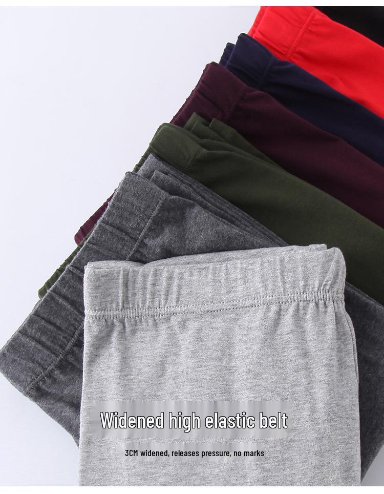 Men's Lyocell Cotton Wool Base Layer Pants - Thin, Warm, Long Pants for Autumn and Winter