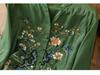 Embroidered Patchwork Cardigan - New Chinese Style Button-Up Shirt