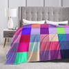 Palette Color Throw Blanket Soft Cozy Novelty Blankets For Living Room Picnic Flannel Bedspread Bed Cover