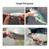 10 PZ Mosche da Pesca a Mosca Gomma Morbida in PVC Esca da Pesca a Mosca Mosche Insetti Esca Amo Barbel Fishi