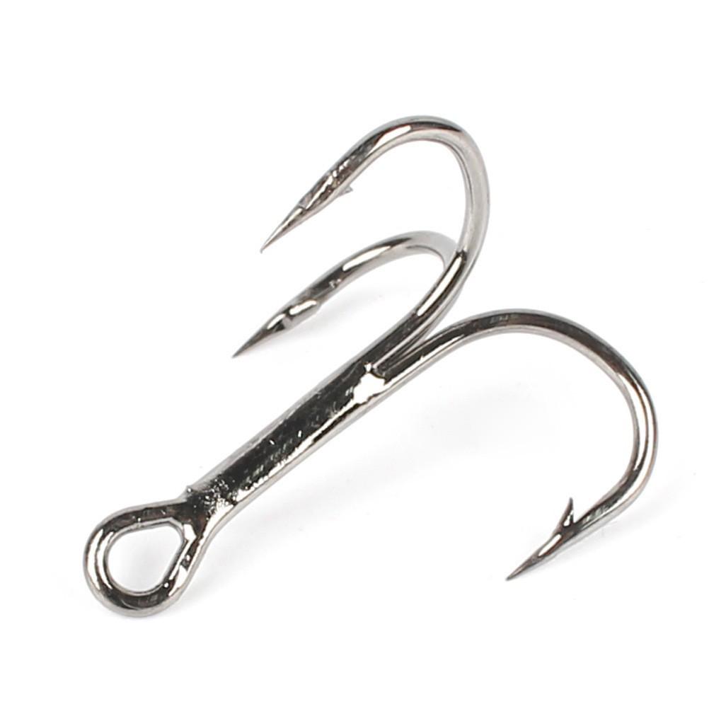Anchor Barb Fishing Hook, Feather Treble Hook, Three-Claw Lure - For Pike, Large Silver Carp, Bighead, Butterfly.