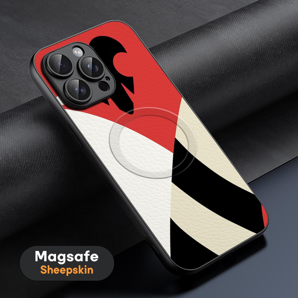 

Helluva Boss classic anime pattern Phone Case For iPhone 17 16 15 14 13 12 11 Plus Pro Max High-end Luxury Magsafe Sheepskin iPhone 11
