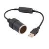 Tomada de Isqueiro Lighter Socket Porta USB 12V Carro Conversão Fêmea LUYING