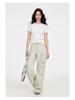 Women's Straight Shoulder Slim Fit T-Shirt - Short Sleeve, Versatile Summer Top