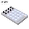 RGB Backlit MIDI Controller Drum Pads with Mixer and Rhythm Keyboard