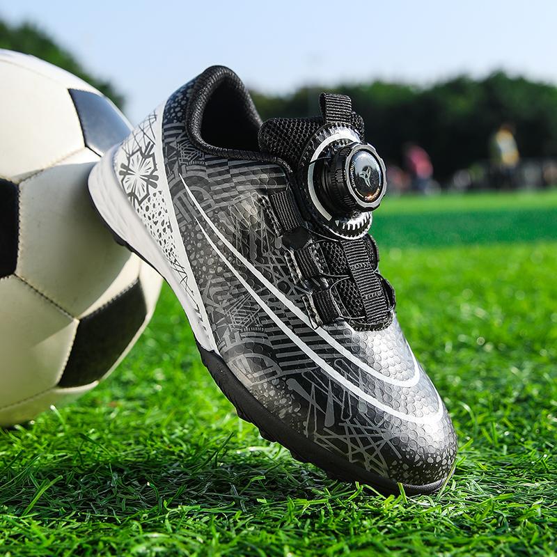 Kids Soccer Shoes Outdoor Training Professional Match Association Futsal Soccer Sneakers Grass Football Shoes for Children