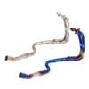 Tubo di scarico anteriore in acciaio inossidabile compatibile per Kawasaki Ninja 250/300 (2013-2017)
