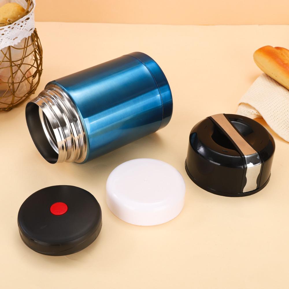800ml Thermos Food Container Stainless Steel Thermal Cup Breakfast Cup Insulated Soup Jar  Porridge
