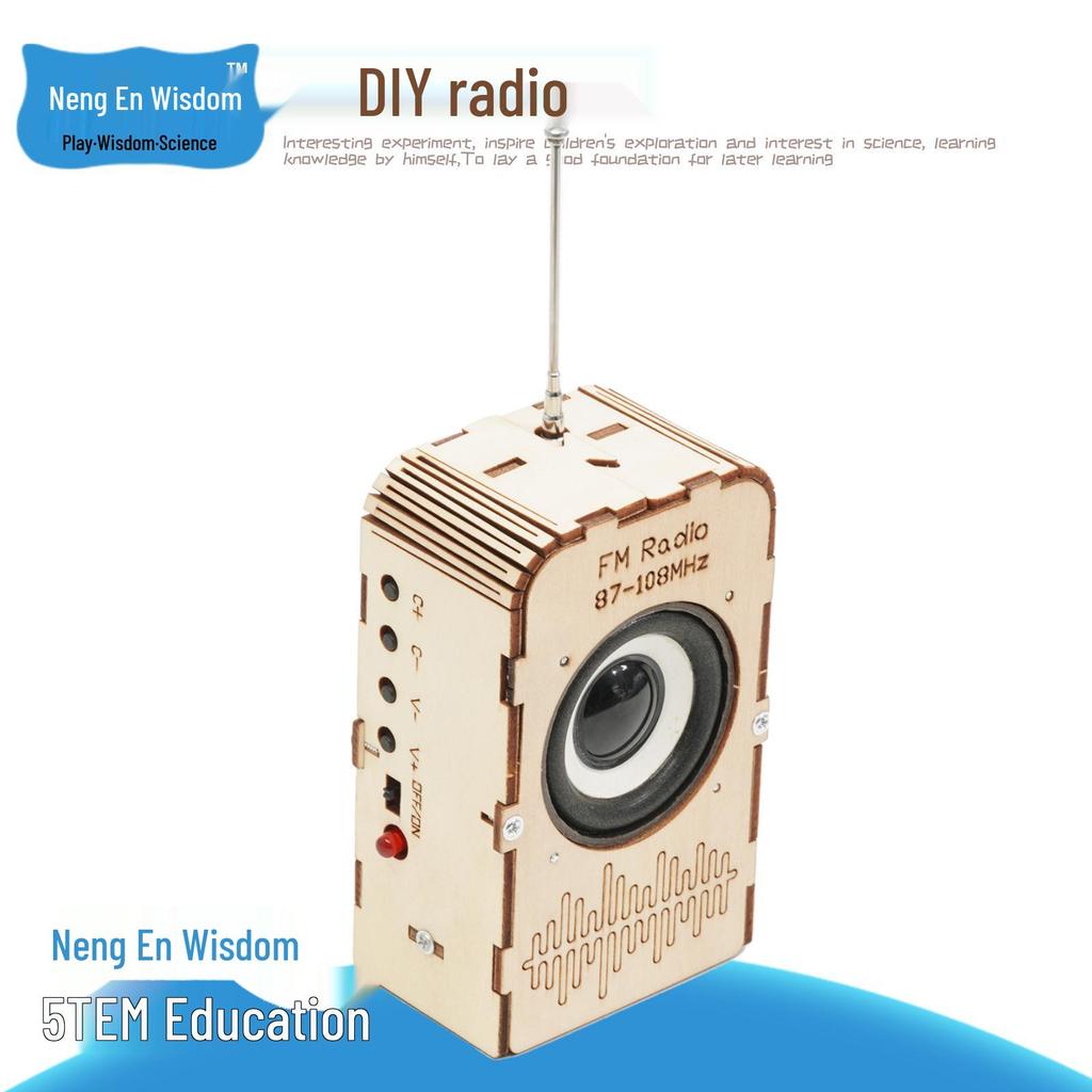 DIY Radio Broadcast Receiver Kit for Middle School Science Experiments