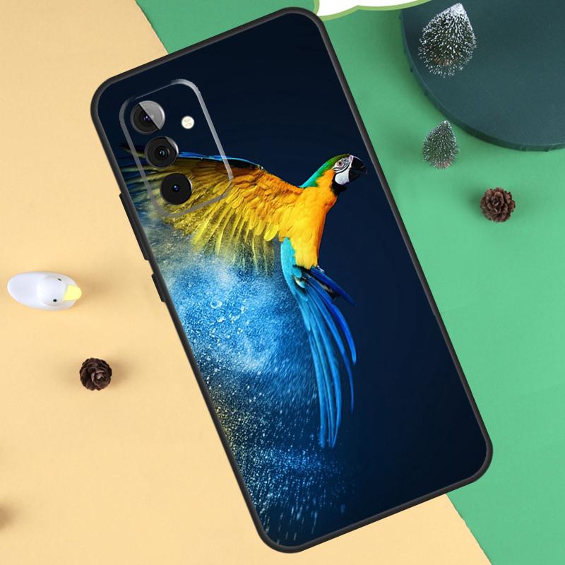 Animal Parrot Birds Case For Samsung Galaxy A33 A53 A13 A12 A32 A52 A14 A34 A54 A15 A25 A35 A55 A71 A51 Coque