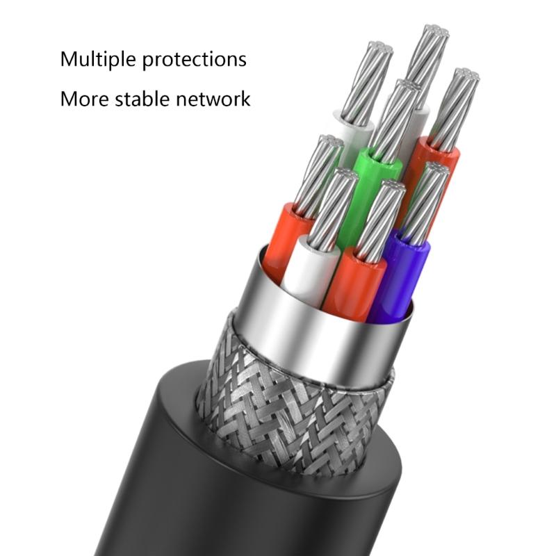 50cm to 300cm RJ45 to DB9 Serial Port Adapter Cord 8P8C Male to DB9 RS232 Male/Female Interfaces Extension Wire Line