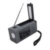 Solar Crank Radio Emergency LED Flashlight Cell Phone Charger 2000mAh Portable Rechargeable AM FM NO