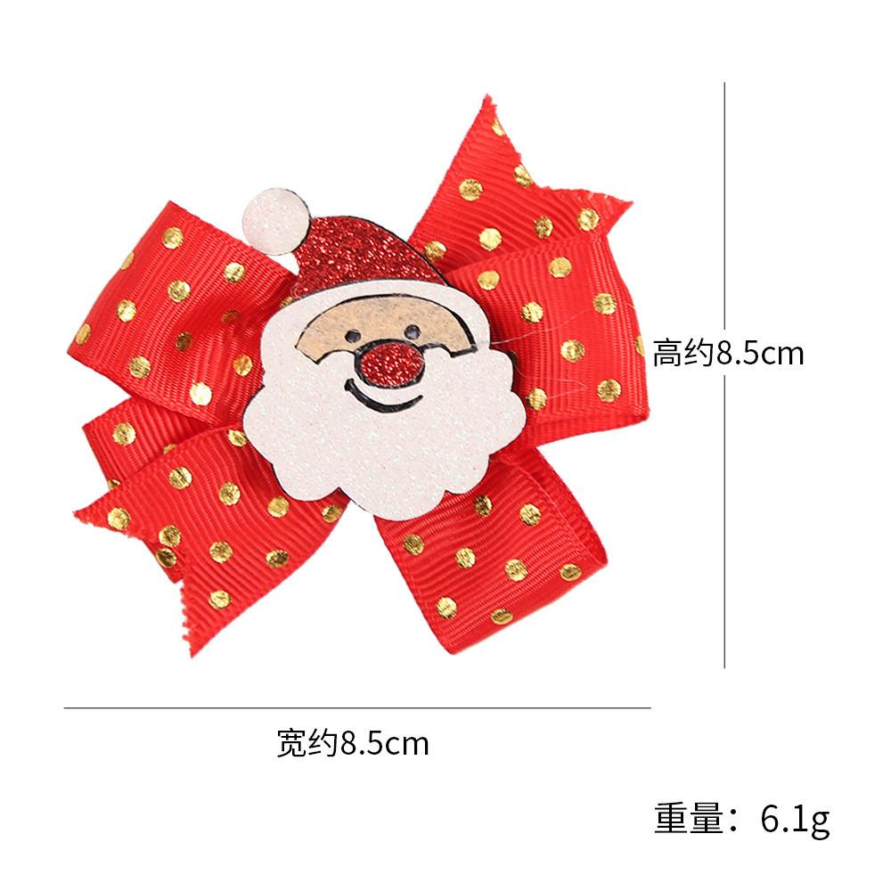 Adorable Hair Christmas Clips For Girls Featuring Sparkling Reindeer Antlers And Cheerful Designs