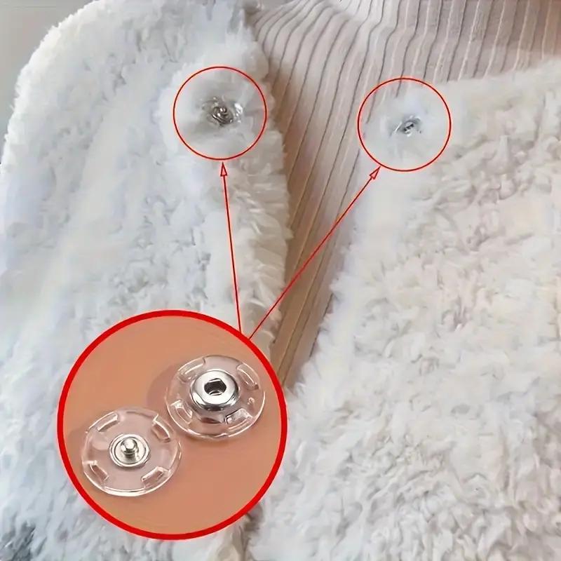 1/3/5KS Plastové Průhledné Neviditelné Knoflíky Patentky Kabátové Patentky Oděvní Doplňky Knoflíky proti Odhalení