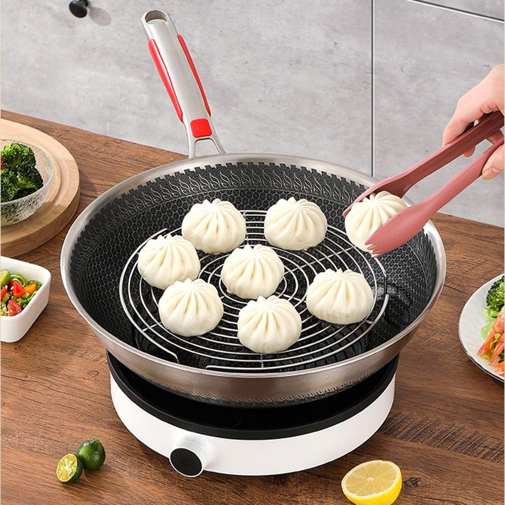 Heighted Foot Stainless Steel Steamer Rack Thickened Pot Steaming Stand Steaming Dumplings