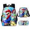 Cartoon Backpack, Primary And Secondary School Students Three-Piece Set, School Bag, Backpack, Shoulder Bag, Pencil Case.