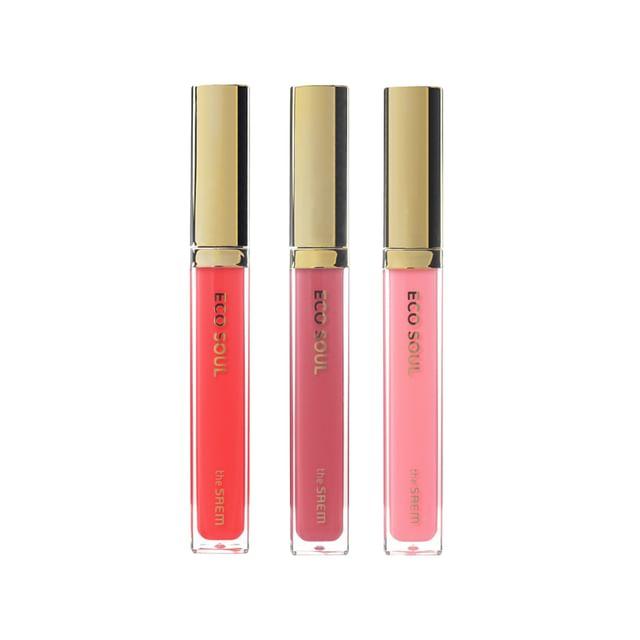 The Saem - Eco Soul Shine Lip Gloss - 3 Colors #PK03 Modern Fig